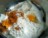 Foto langkah ke 2 dari resep Roti Sobek Ubi Kuning.