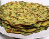 A picture of step 5 of Mixed Dal & Palak Cheela.