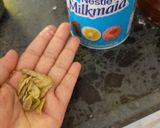 A picture of step 1 of Shahi sheer kurma.