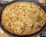 Φωτογραφία βήματος 4 της συνταγής Tarte printanière aux poireaux et poulet fumé