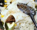 A picture of step 6 of Corn Pulao.