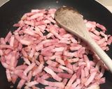 Foto del paso 2 de la receta Espaguetis al roquefort con bacon