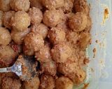 Foto langkah ke 7 dari resep Cilok Goreng Isi Bakso Bumbu Kacang (awet empuknya).