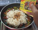 A picture of step 5 of Maggi cones.