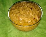 A picture of step 3 of Raw mango fried chutney.
