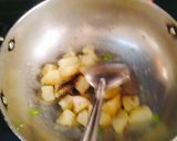 A picture of step 9 of SINGHADA PARANTHA 😋 Black Pepper Potato Sabji With Cucumber Raita (Vrat / fast Special Thal).
