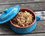 A picture of step 9 of Dirty rice.