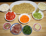 Foto del paso 1 de la receta: Sopa de lentejas con queso de cabra y jamón curado