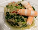 Foto del paso 9 de la receta Ensalada de quinoa con langostinos
