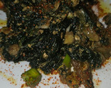 Foto del paso 6 de la receta: Revuelto de espinacas y verduras con gambas