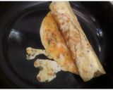 A picture of step 3 of Korean Egg Roll (Gyeran Mari).