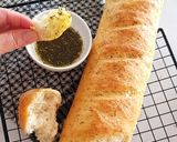 A picture of step 1 of Crusty Dipping Bread.