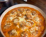 A picture of step 4 of Parmesan Meatball Bake.
