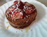 Foto del paso 4 de la receta: Hot cakes de fresa🍓
