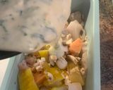 A picture of step 8 of Fish Pie.