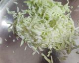 A picture of step 1 of Leftover rice and lauki uttapam.