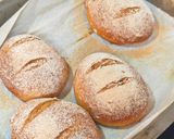 A picture of step 11 of Rye Multigrain Flaxseed European Bread.