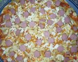 A picture of step 3 of Thin Crust Pizza.