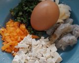 Foto langkah ke 1 dari resep Mpasi Bubur udang telor +7m.