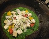 A picture of step 2 of Spinach Cottage Cheese Pan Cake 😋.