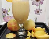 A picture of step 3 of Peach Banana Smoothie 🍑🍌🍑🍌.