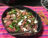A picture of step 4 of Watermelon Olives & Feta Salad/Salsa: An Exotic Mediterranean Summer Cool...😎.