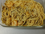 Espaguetis con Gulas y Gambas