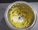 A picture of step 2 of Dhokla/ Moong Dal Dhokla.