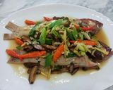 Foto langkah ke 4 dari resep Steam Kerapu Cantonesse Style.