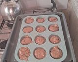 Foto del paso 5 de la receta: Muffins veganos de bananas y cacao rellenos con mermelada de membrillo