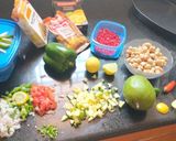 A picture of step 3 of Sprouts Chickpeas Salad Chaat Recipe.