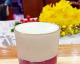 Hình bước làm 4 của món Trà hoa đậu biếc machiato