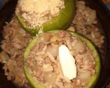Foto del paso 5 de la receta: Zapallitos rellenos con arroz y carne picada