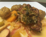 Foto del paso 4 de la receta: Brazuelo de cerdo con salsa de piña y naranja 🍊 🍍 🐖