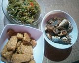 Foto langkah ke 3 dari resep Tempe + Ikan Asin Goreng Cabe Hijau.