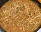 A picture of step 4 of Roasted Red Pepper Pasta.