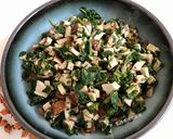 A picture of step 10 of Cold Tossed Malan Greens.