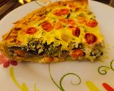 Foto del paso 6 de la receta: Quiche de espinacas, ricota y champiñones