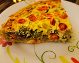 Foto del paso 6 de la receta: Quiche de espinacas, ricota y champiñones