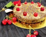 नो बेक बिस्कुट केक (no bake biscuit cake recipe in Hindi) रेसिपी चरण 7 फोटो