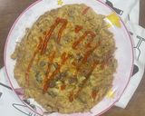 Foto langkah ke 4 dari resep Telur Dadar Tempe Jamur.