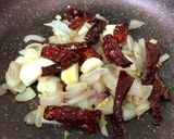 A picture of step 2 of Red Coconut Chutney (Kerala Style).