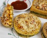 A picture of step 22 of Crispy Cheesy Paneer Tikka Disc.