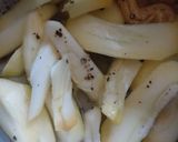A picture of step 1 of Keri ki chutney (raw mango).