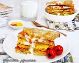 Foto langkah ke 4 dari resep Korean Street Toast.