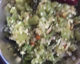 A picture of step 3 of Snake gourd curry.