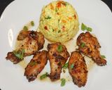 A picture of step 4 of Cauliflower Rice with Sautéed Vegetables.