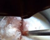 A picture of step 5 of Chocolate Custard.