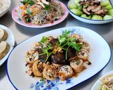 Hình bước làm 6 của món Nấm Đùi Gà Nhồi Chay