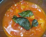 A picture of step 4 of Khatti meethi tomato chutney.
